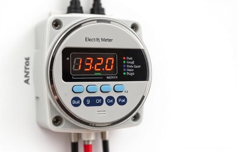Single phase electricity meter